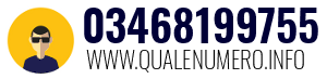 Numero di telefono 03468199755 03468199755