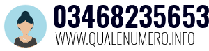 Numero di telefono 03468235653 03468235653