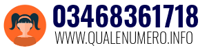 Numero di telefono 03468361718 03468361718