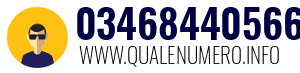 Numero di telefono 03468440566 03468440566