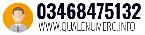 Numero di telefono 03468475132 03468475132