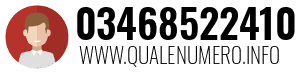 Numero di telefono 03468522410 03468522410