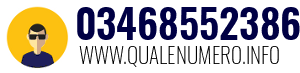 Numero di telefono 03468552386 03468552386