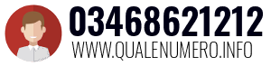 Numero di telefono 03468621212 03468621212