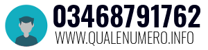 Numero di telefono 03468791762 03468791762
