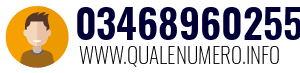 Numero di telefono 03468960255 03468960255