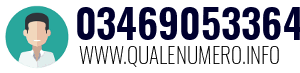 Numero di telefono 03469053364 03469053364