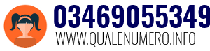 Numero di telefono 03469055349 03469055349