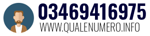 Numero di telefono 03469416975 03469416975
