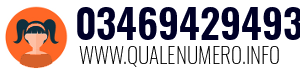 Numero di telefono 03469429493 03469429493