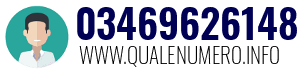 Numero di telefono 03469626148 03469626148