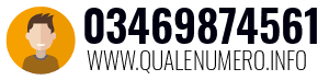 Numero di telefono 03469874561 03469874561
