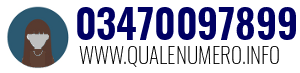 Numero di telefono 03470097899 03470097899