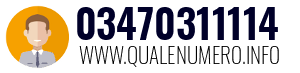 Numero di telefono 03470311114 03470311114