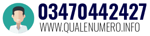 Numero di telefono 03470442427 03470442427