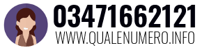 Numero di telefono 03471662121 03471662121