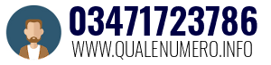 Numero di telefono 03471723786 03471723786