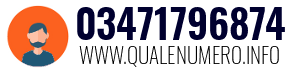 Numero di telefono 03471796874 03471796874