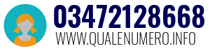 Numero di telefono 03472128668 03472128668