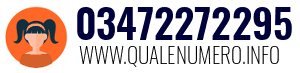 Numero di telefono 03472272295 03472272295