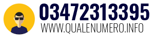 Numero di telefono 03472313395 03472313395