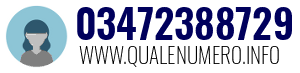 Numero di telefono 03472388729 03472388729