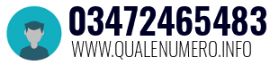Numero di telefono 03472465483 03472465483