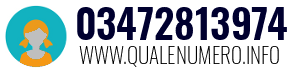 Numero di telefono 03472813974 03472813974