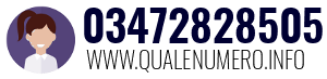 Numero di telefono 03472828505 03472828505