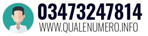Numero di telefono 03473247814 03473247814