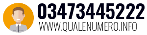 Numero di telefono 03473445222 03473445222