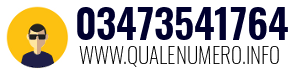 Numero di telefono 03473541764 03473541764