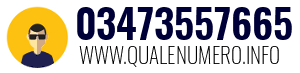 Numero di telefono 03473557665 03473557665