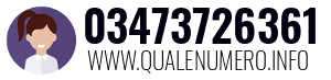 Numero di telefono 03473726361 03473726361