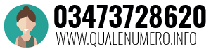 Numero di telefono 03473728620 03473728620