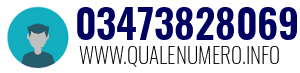 Numero di telefono 03473828069 03473828069