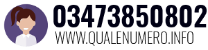 Numero di telefono 03473850802 03473850802