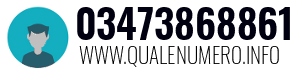 Numero di telefono 03473868861 03473868861