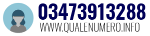 Numero di telefono 03473913288 03473913288