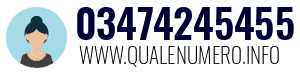 Numero di telefono 03474245455 03474245455