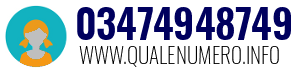 Numero di telefono 03474948749 03474948749