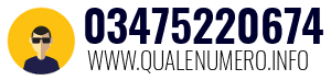 Numero di telefono 03475220674 03475220674