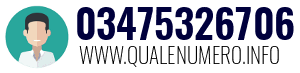 Numero di telefono 03475326706 03475326706