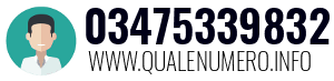 Numero di telefono 03475339832 03475339832