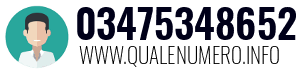 Numero di telefono 03475348652 03475348652