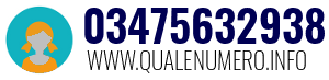 Numero di telefono 03475632938 03475632938