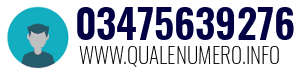Numero di telefono 03475639276 03475639276