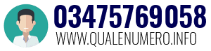Numero di telefono 03475769058 03475769058