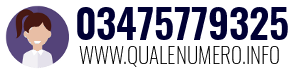 Numero di telefono 03475779325 03475779325