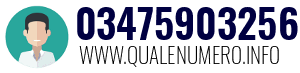 Numero di telefono 03475903256 03475903256